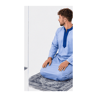 Turning the head to the shoulder for the salam