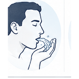 Rinse the mouth and nose